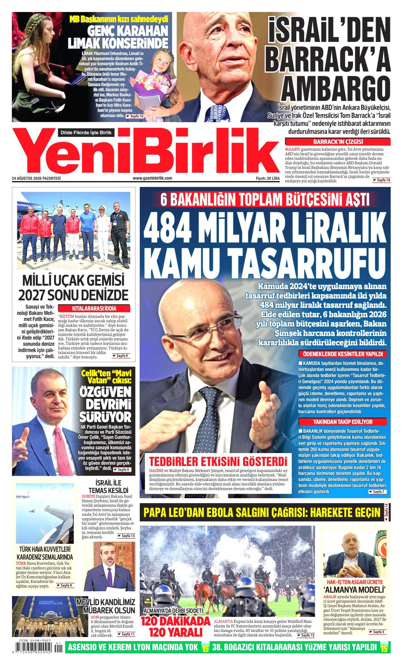 Yeni Birlik Gazetesi