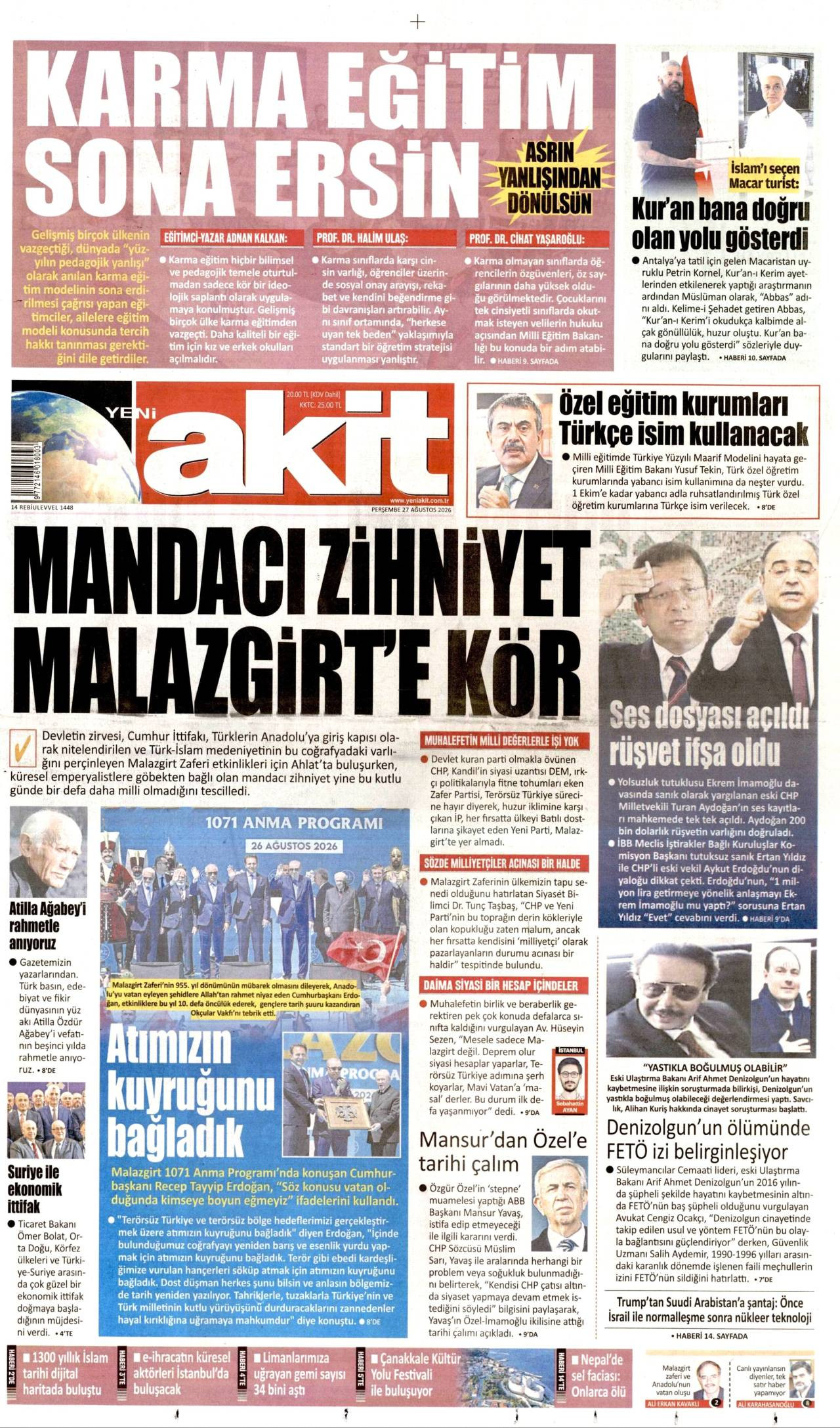 Yeni Akit Gazetesi