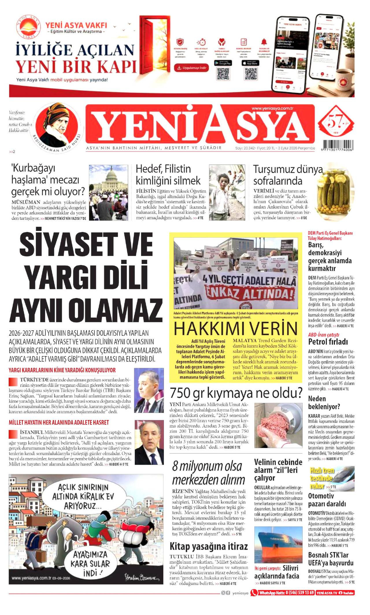 Yeni Asya Gazetesi