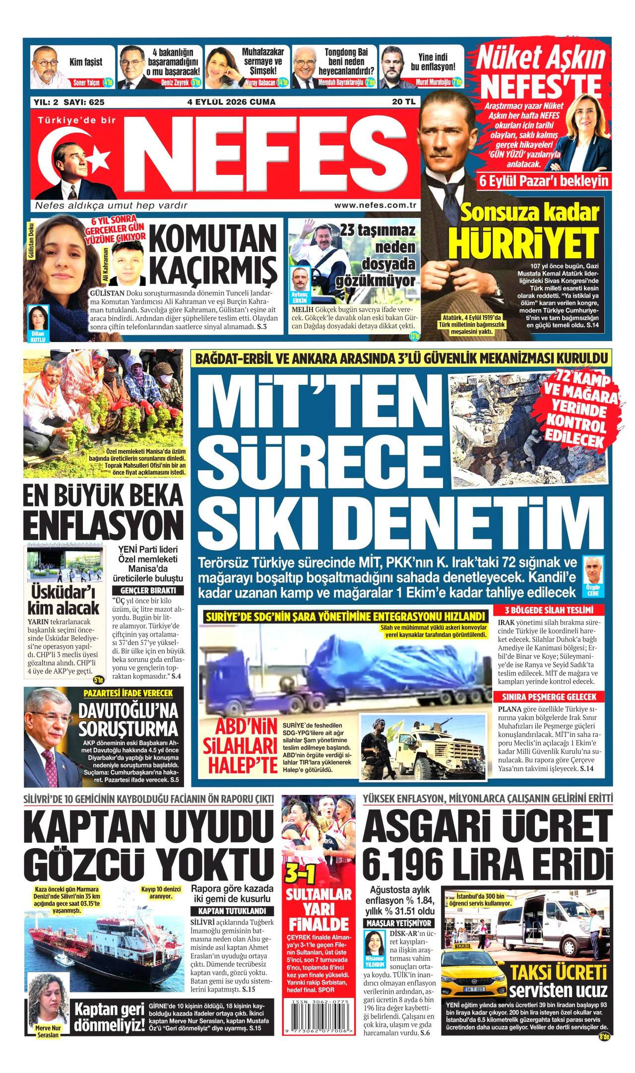 Nefes Gazetesi Manşeti