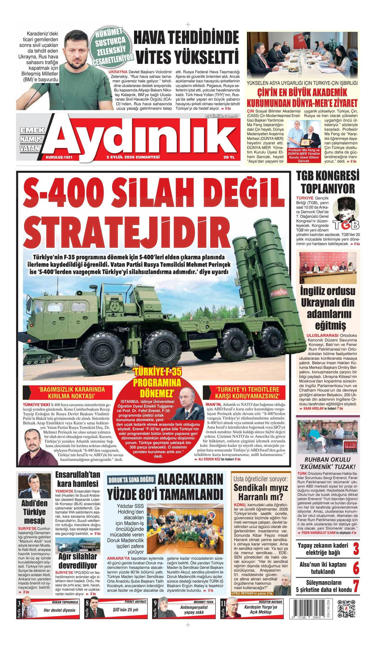 Aydınlık Gazetesi