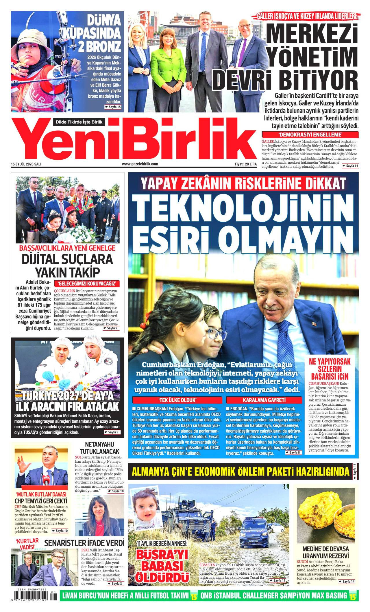 Yeni Birlik Gazetesi