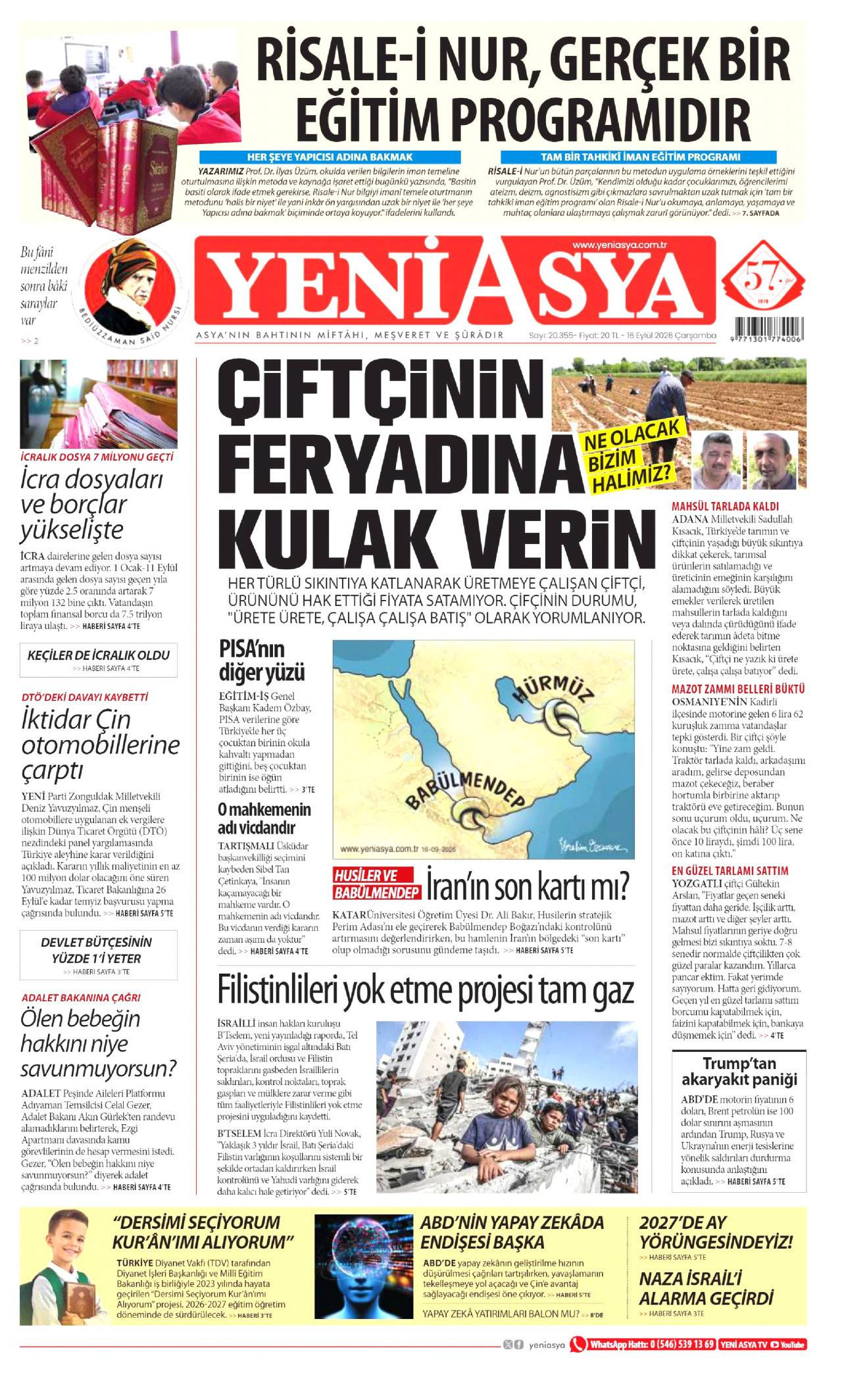 Yeni Asya Gazetesi