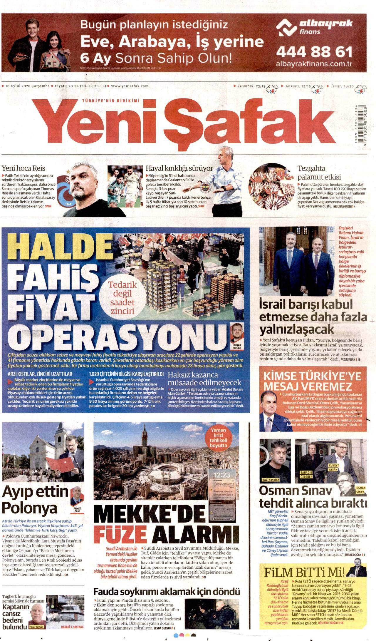 Yeni Şafak Gazetesi