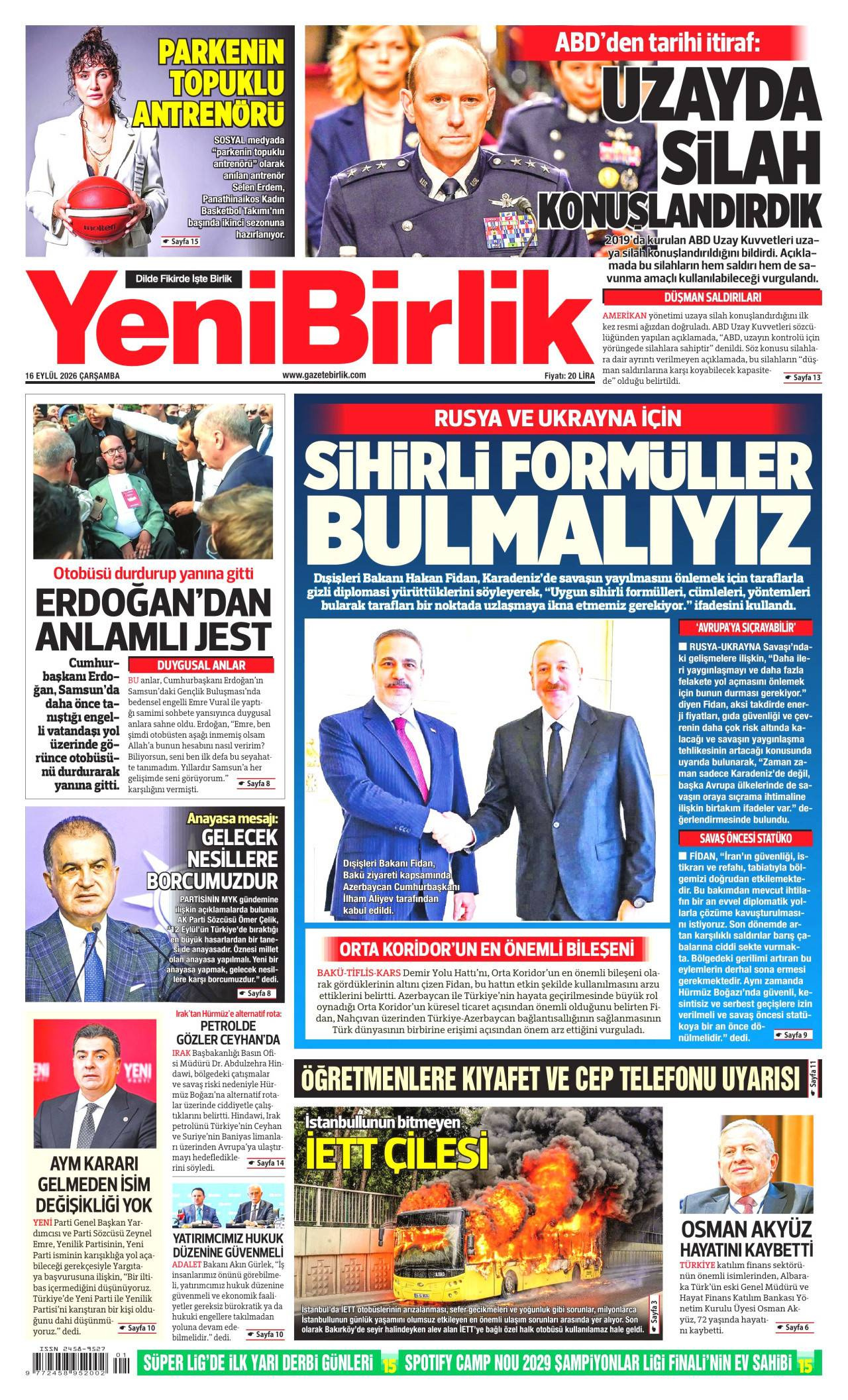 Yeni Birlik Gazetesi