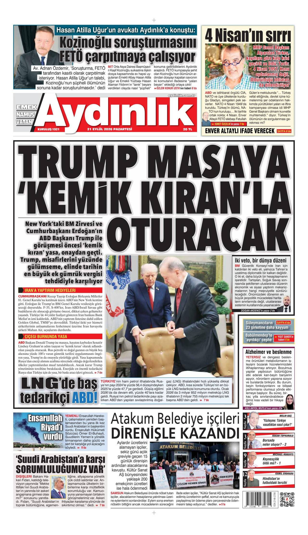 Aydınlık Gazetesi