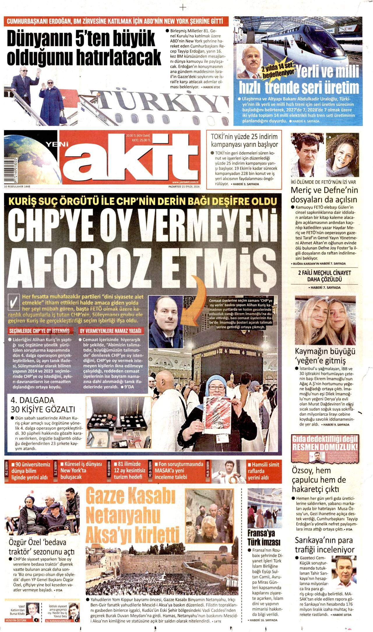 Yeni Akit Gazetesi
