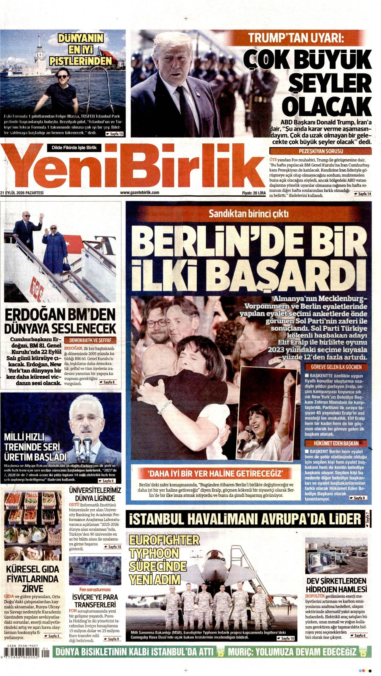 Yeni Birlik Gazetesi