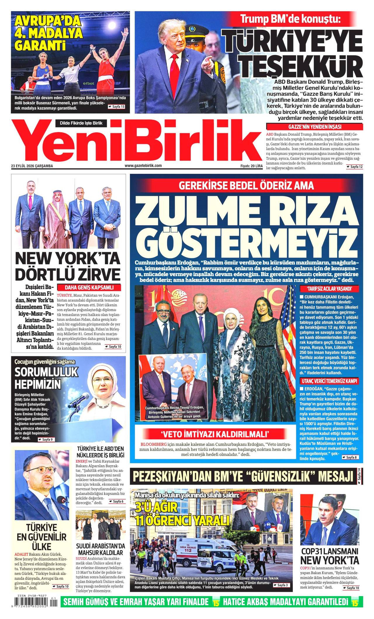 Yeni Birlik Gazetesi