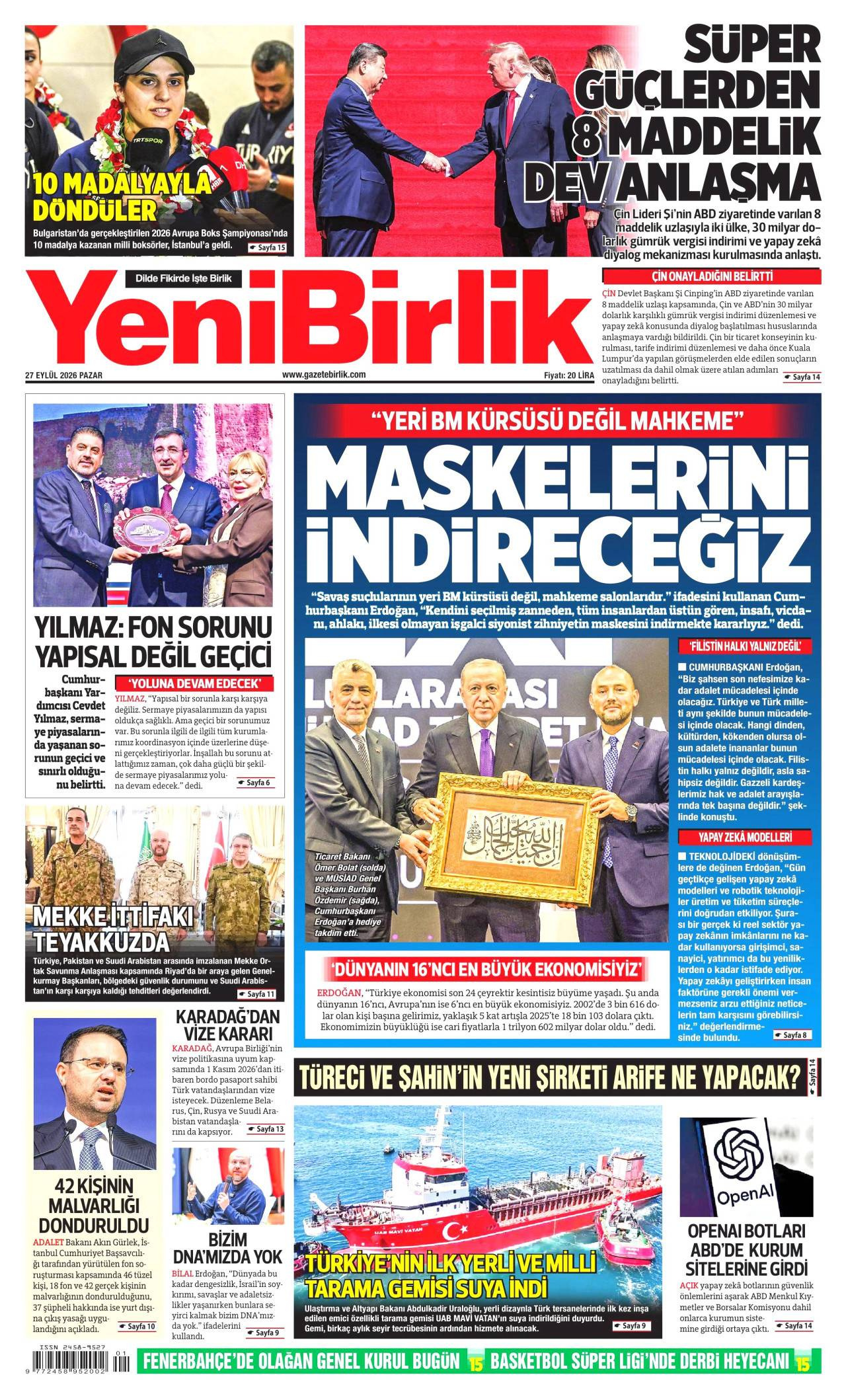 Yeni Birlik Gazetesi