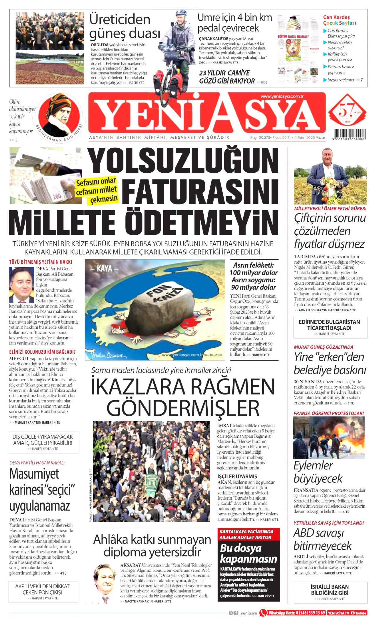 Yeni Asya Gazetesi