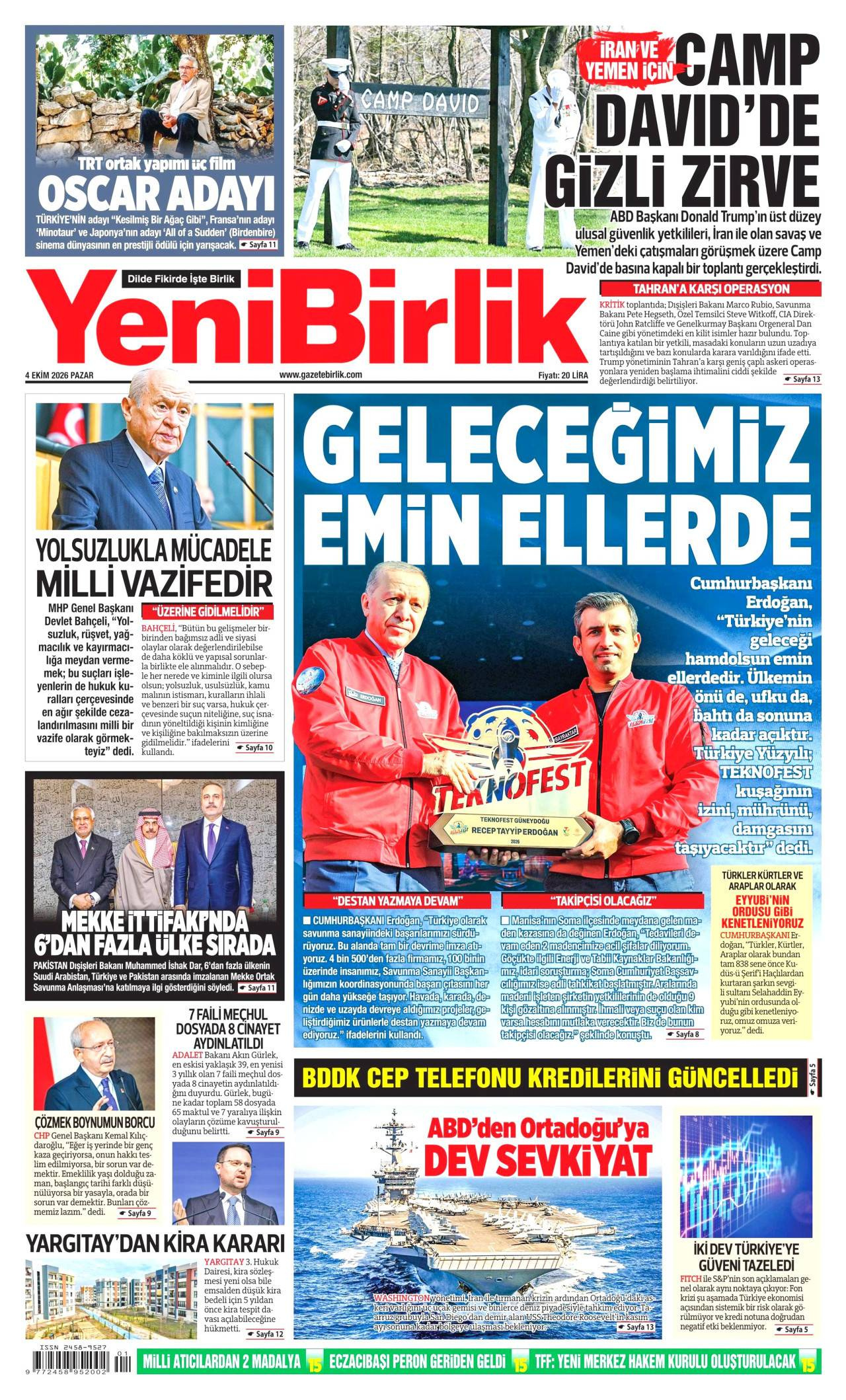 Yeni Birlik Gazetesi