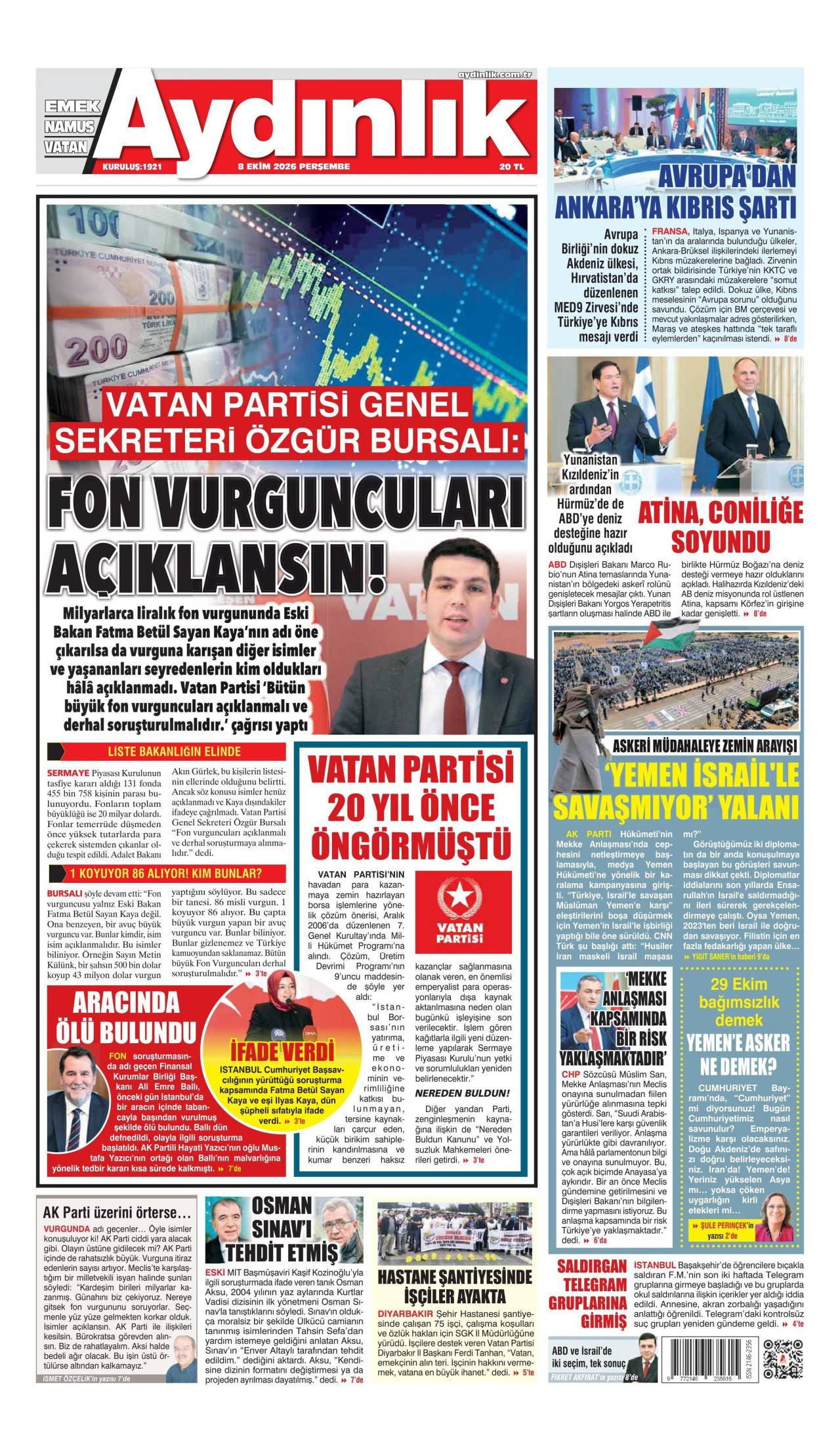 Aydınlık Gazetesi