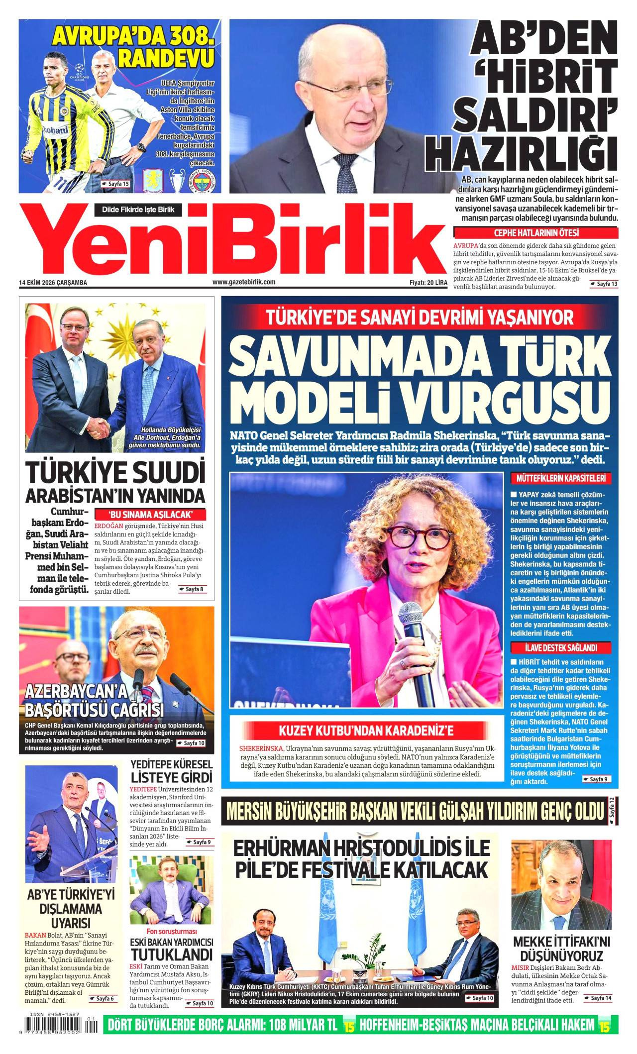 Yeni Birlik Gazetesi