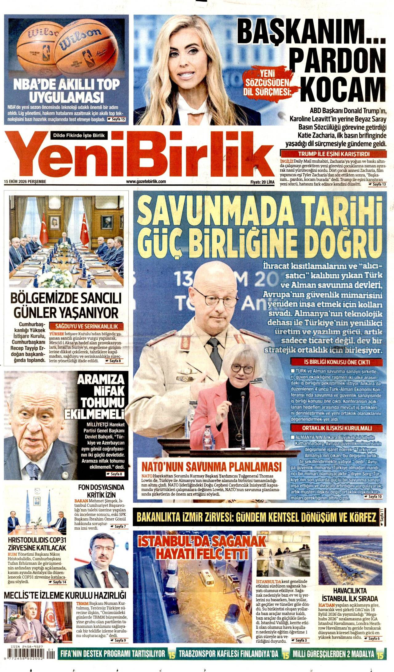 Yeni Birlik Gazetesi