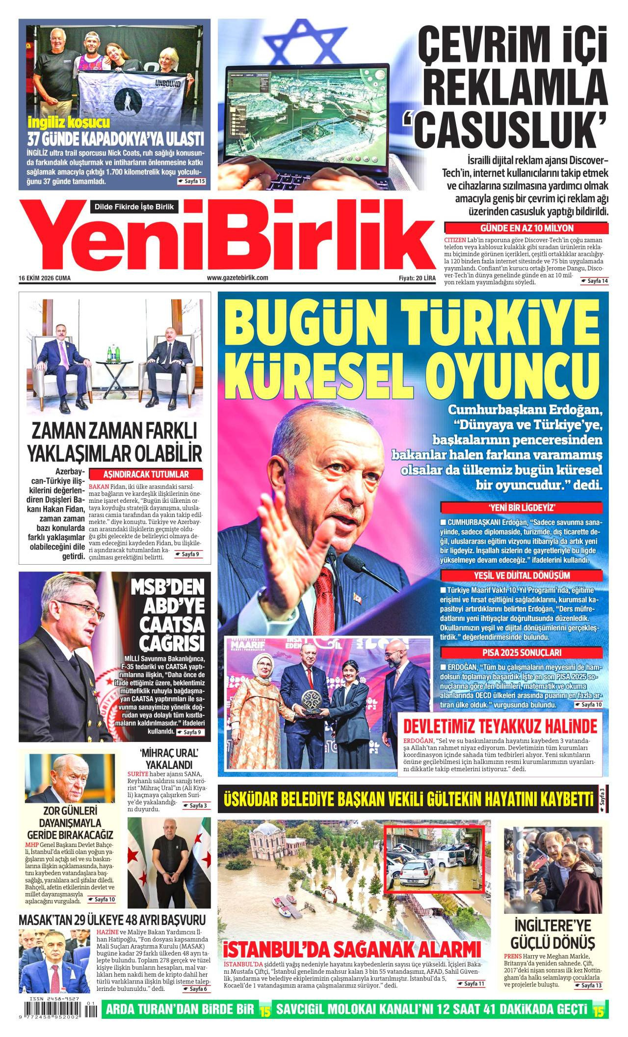 Yeni Birlik Gazetesi