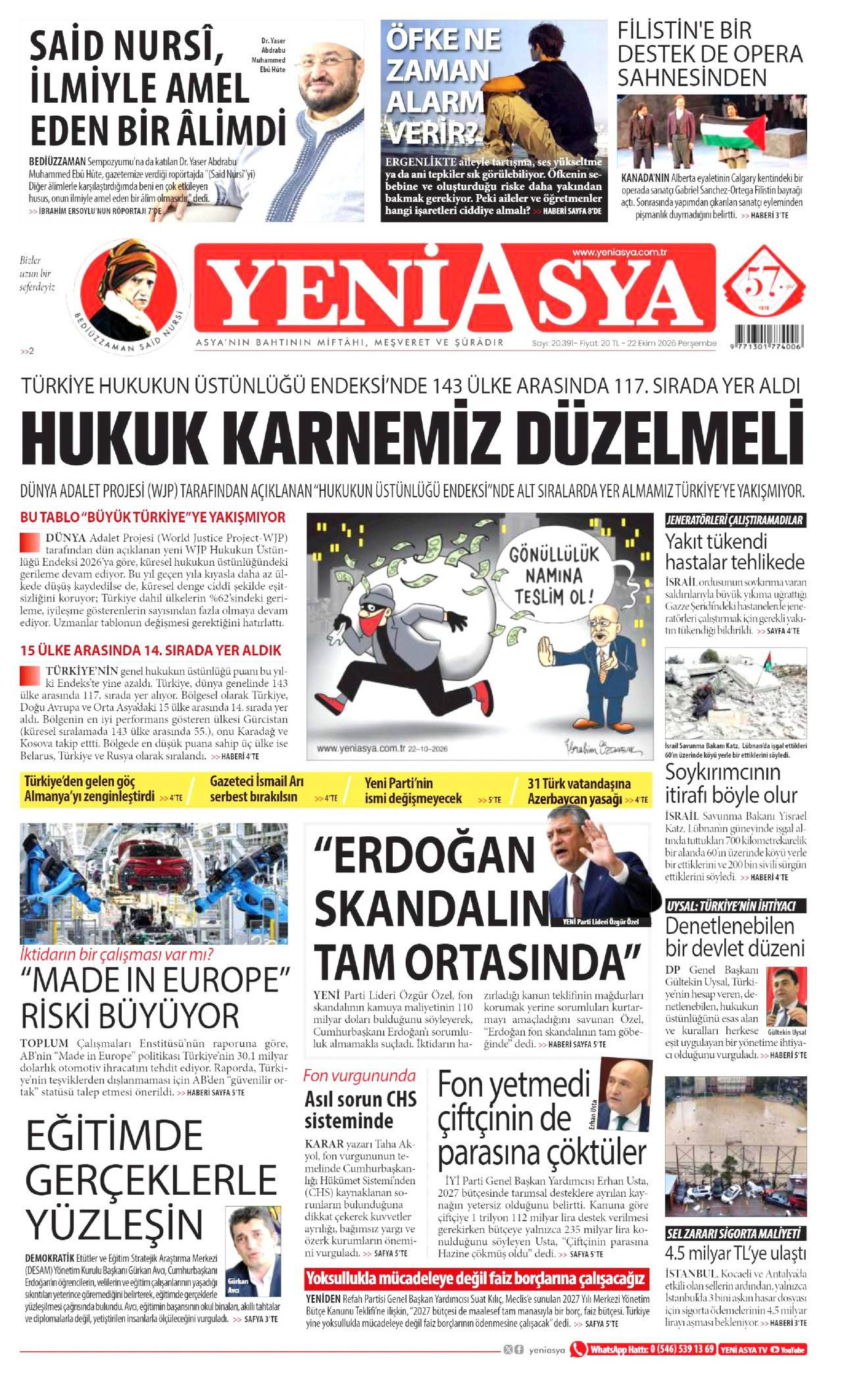Yeni Asya Gazetesi
