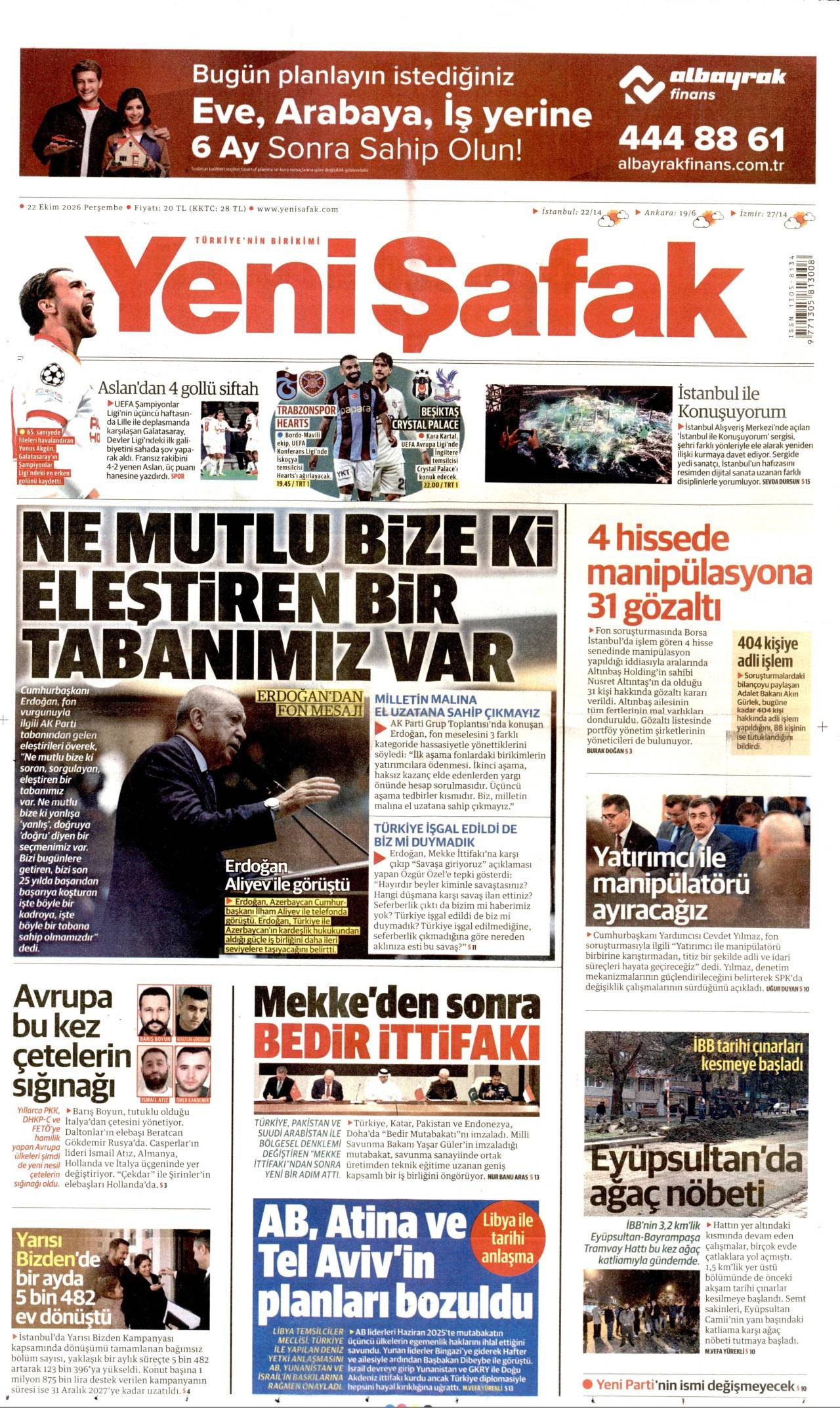 Yeni Şafak Gazetesi
