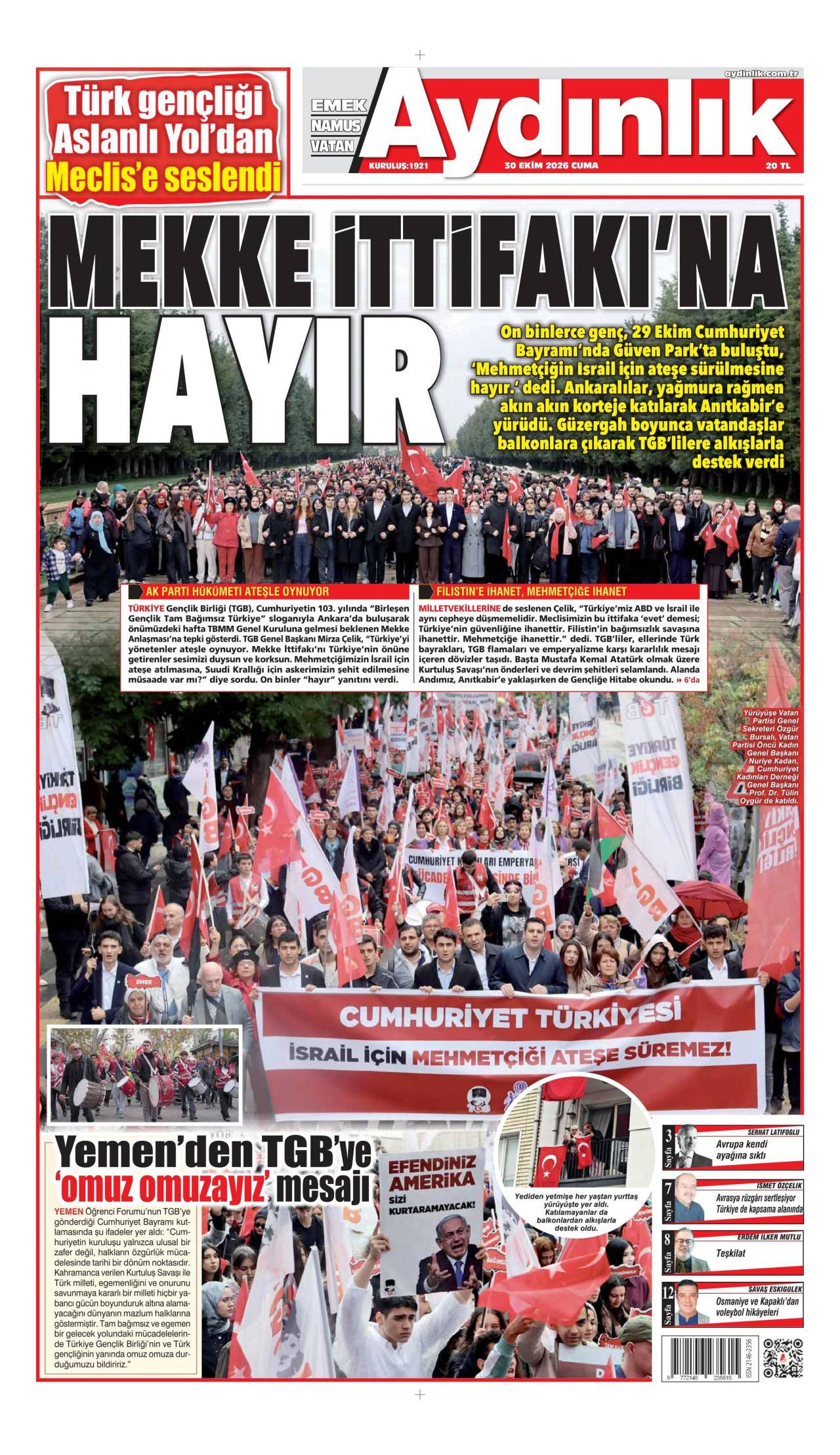 Aydınlık Gazetesi