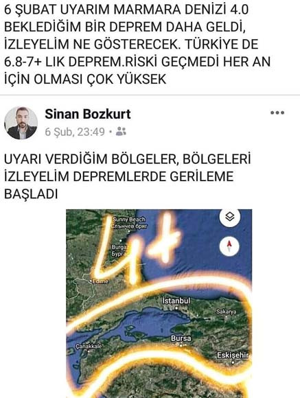 Depremleri önceden bilip sosyal medyadan paylaşıyor! - Resim: 2